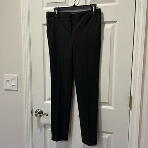 Calvin Klein dark gray houndstooth ankle dress pants, size 2, straight leg fit